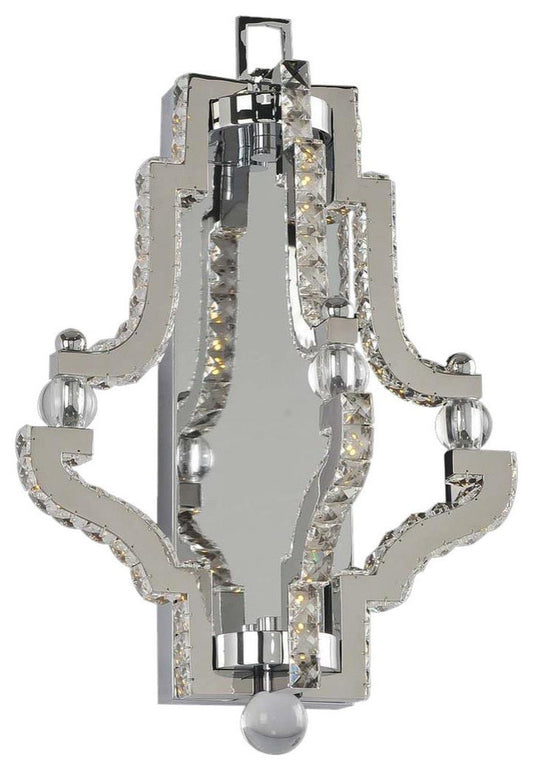 Modern Cambria 12" LED Crystal Wall LightBy KALCO LIGHTING