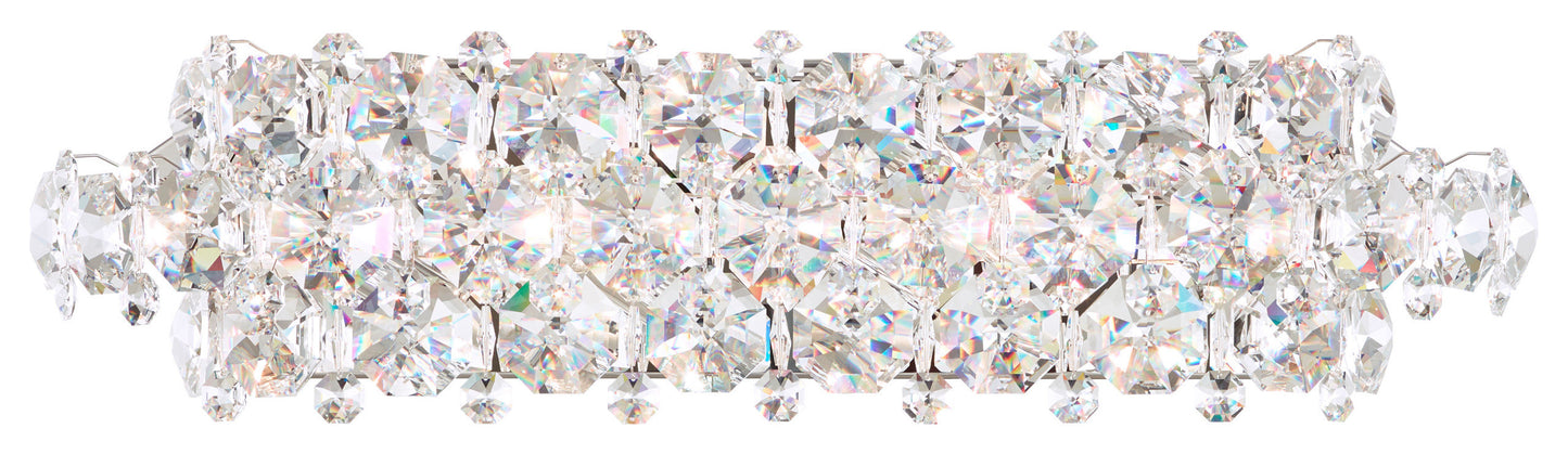 Schonbek Bn1224N-401S 5 Light Crystal Sconce, Polished Stainless SteelBy Schonbek