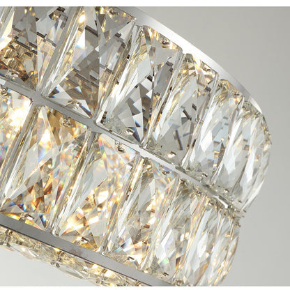 Modern LED Finest K9 Crystal Wheel Chandelier By Morsale, Diameter 32"By MORSALE