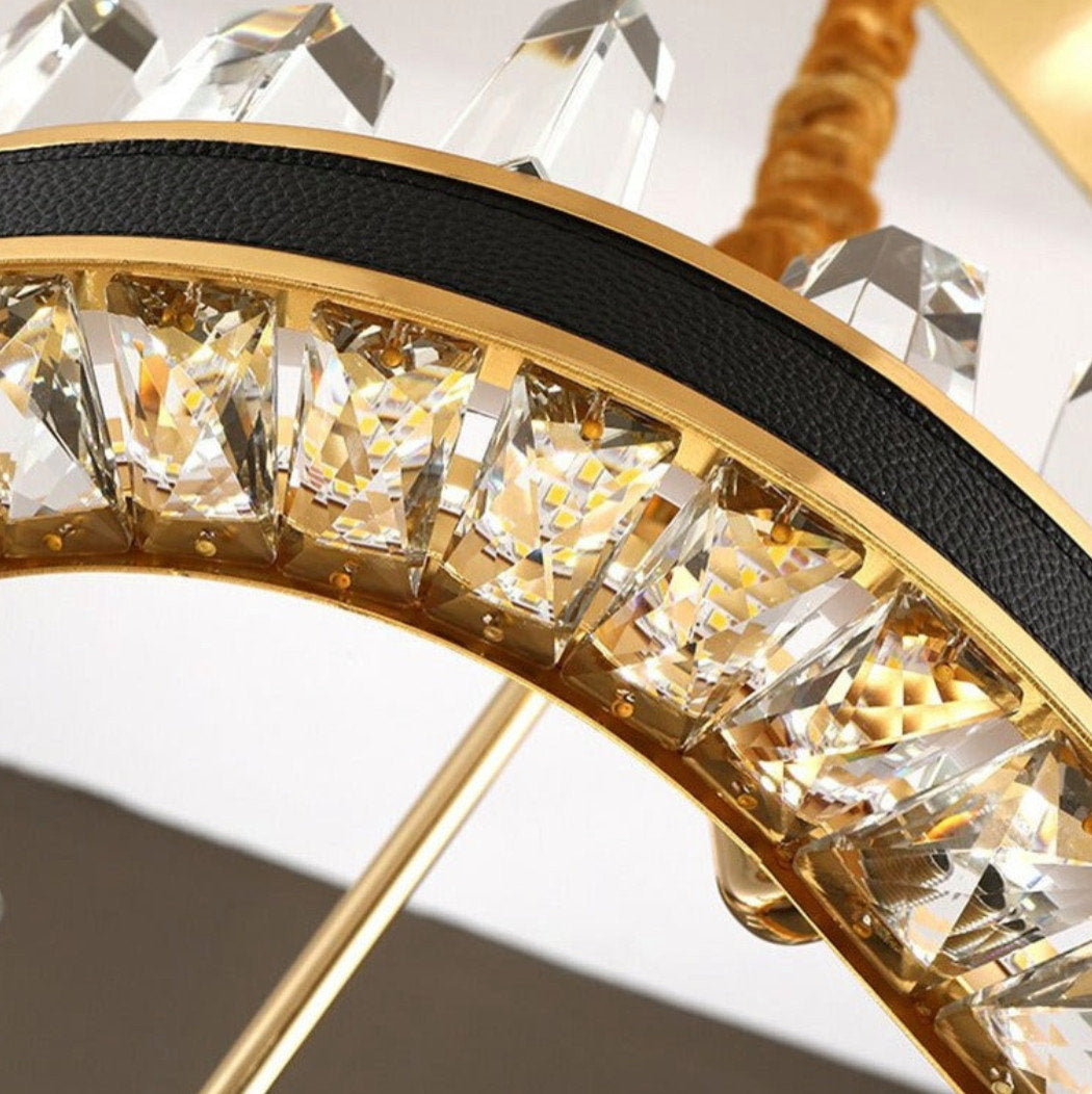 Villa 2-Tier Contemporary Chandelier, 39"By Morsale.com