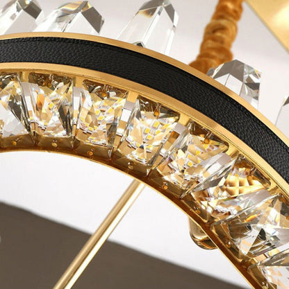 Villa 2-Tier Contemporary Chandelier, 39"By Morsale.com