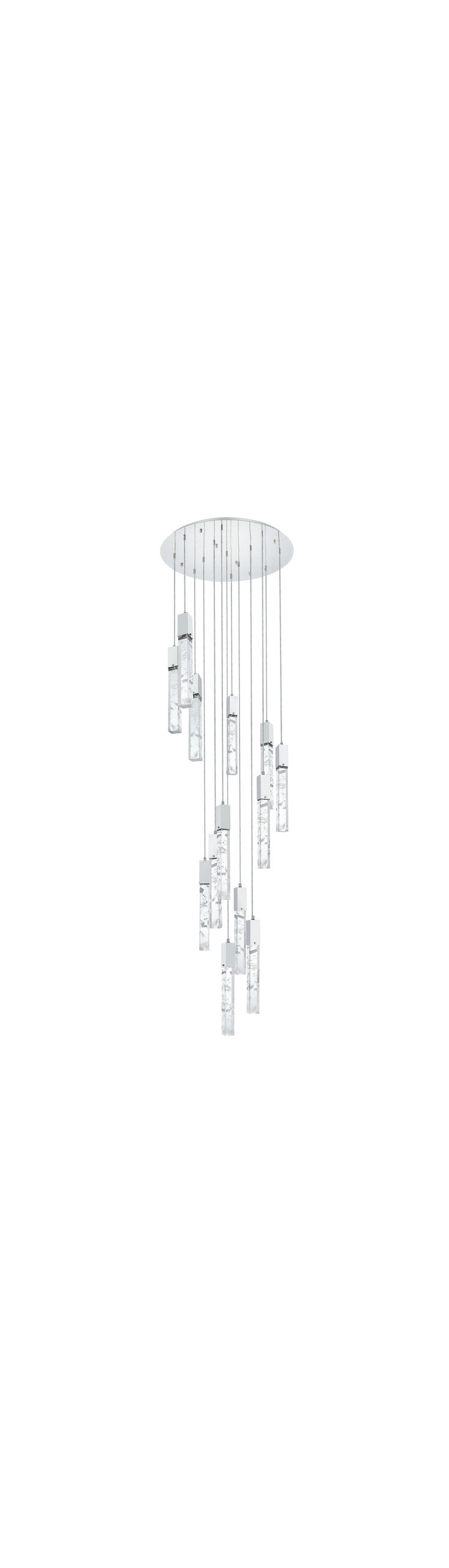 Home Living 30" Chandelier, ChromeBy Home Living
