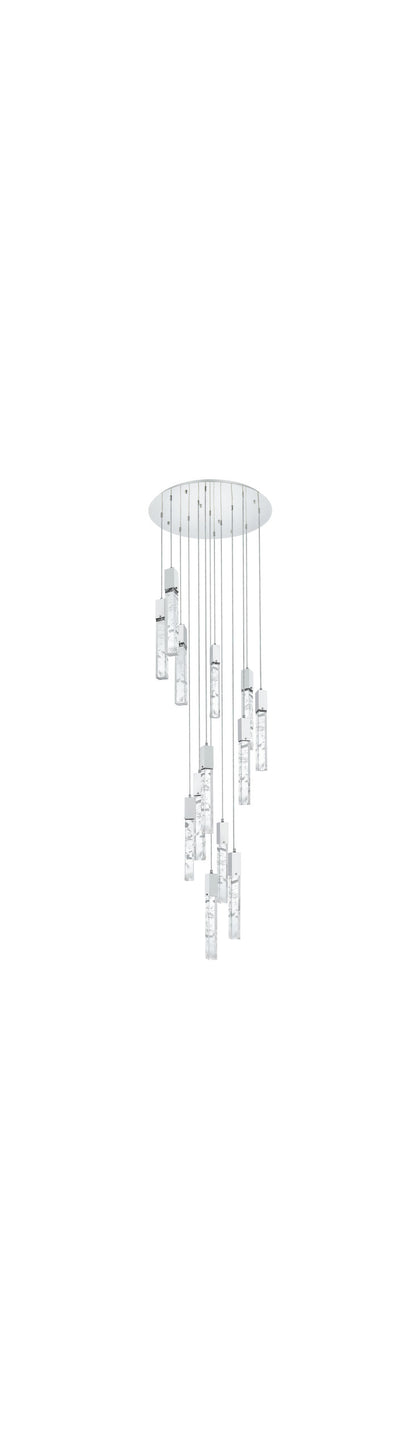 Home Living 30" Chandelier, ChromeBy Home Living