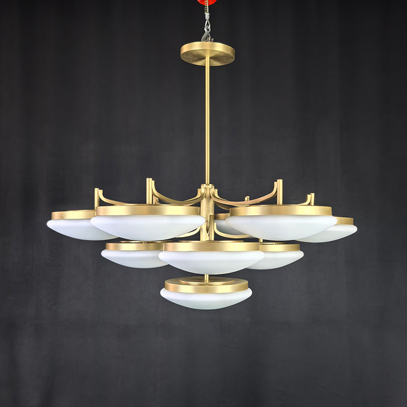 Luxurious Acrylic Round Tiered Chandelier