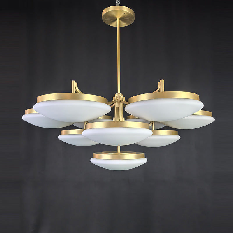 Luxurious Acrylic Round Tiered Chandelier