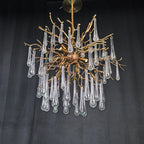 Glass Chandelier 60"
