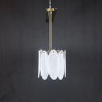 47 Inch Wide Modern Aged Brass Chandelier
