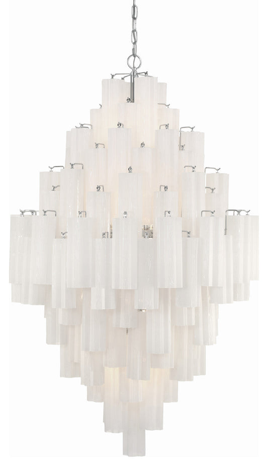 Crystorama Lighting Group ADD-319-WH Addis 20 Light 31"W Crystal - PolishedBy Crystorama Lighting
