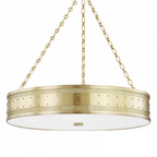 Plume Pendant, 1-Light, Standard Height, LED, Vintage Platinum Frame & Canopy, Vintage Platinum Plume, 49.1"W (135008-LED-STND-82-82 531Q6F)