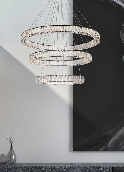 Modern Black 3-Light ChandelierBy Home Living
