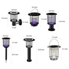 Waterproof USB Solar Bug Zapper Mosquito Killer Lamp Garden Lights