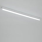 24'' 30'' Rectangular LED Modern Flush Mount Lighting White Black Ceiling Lights