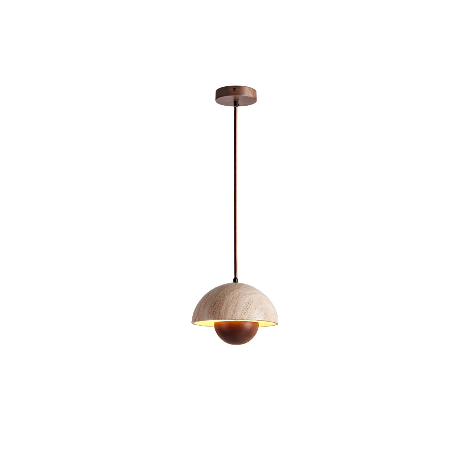 Bud Travertine Pendant Lamp