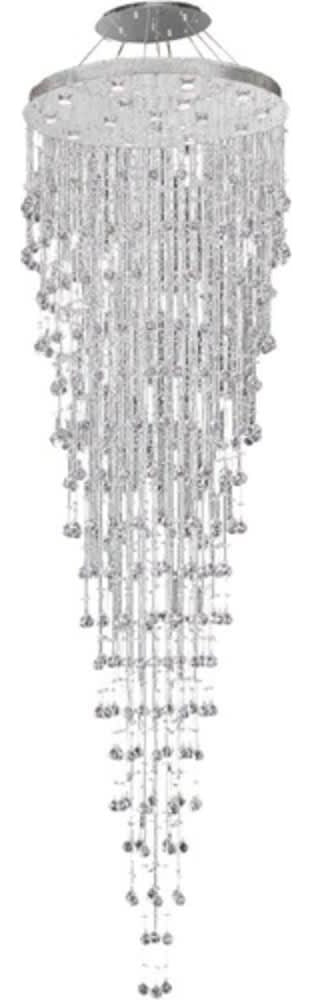 Elegant Lighting V2006G36/RC Galaxy 16 Light 36"W Crystal - ChromeBy Elegant Furniture & Lighting