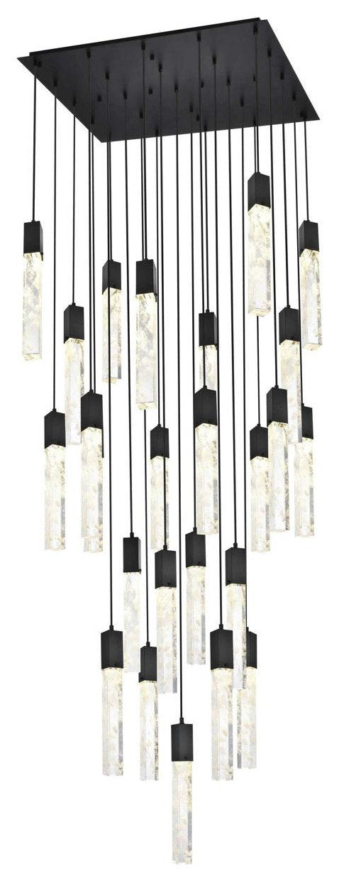 Aurora 16 Light Chandelier, Satin GoldBy Elegant Furniture & Lighting