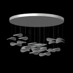 Wave Floating Leaf Chandelier