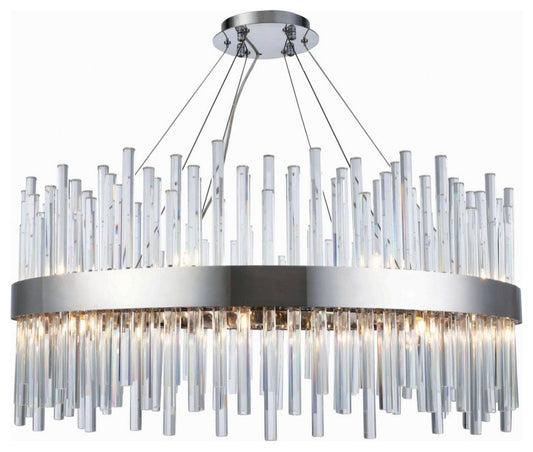 Elegant Lighting 3000D32C Dallas - Eighteen Light ChandelierBy Elegant Furniture & Lighting