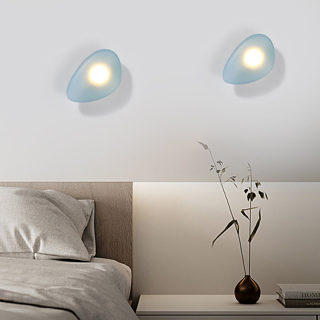 [Clearance Sale] Colorful Glass Pebbles LED Small Decor Modern Indoor Wall Sconces Lighting
