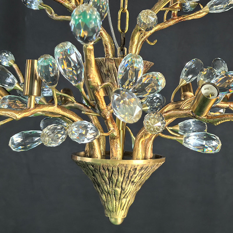 Budding Crystal Chandelier