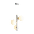 3 Glass Balls LED Creative Personality Nordic Dining Room Chandelier Light