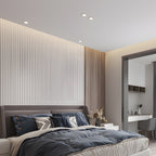 3.3-Inch 7W LED Round Adjustable Regressed Recessed Ceiling Downlight
