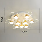 Acrylic Flower Design LED Nordic Ceiling Light Flush Mount Lighting