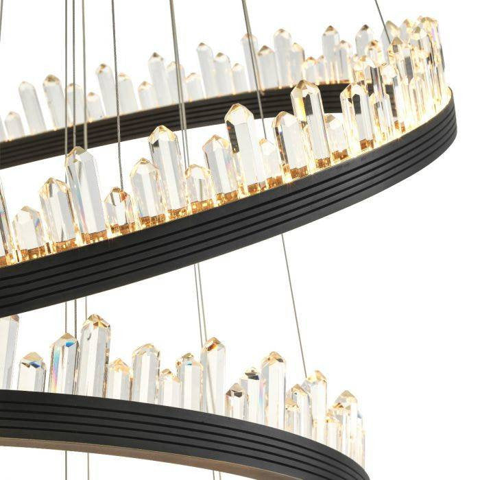 Bronze Crystal Glass Chandelier | Eichholtz RandallBy OROA - Furniture