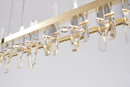 LED Chandelier, GoldBy Design Living