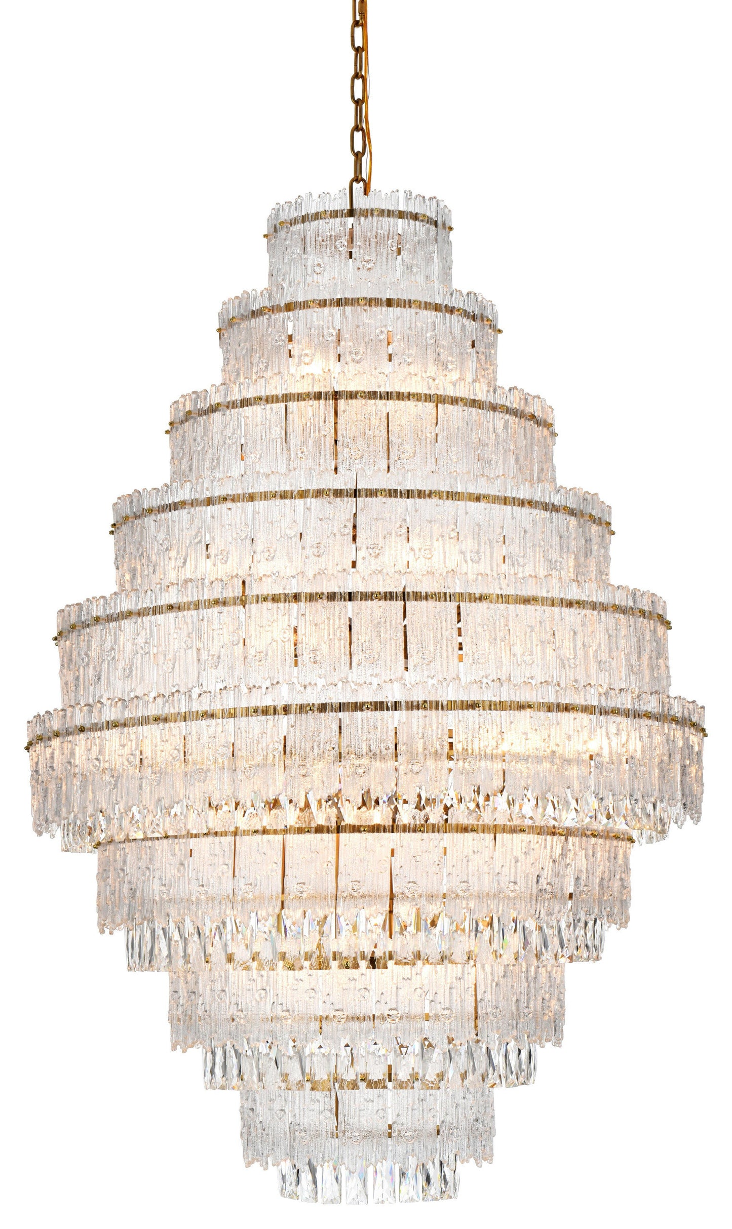 Home Living 36" Chandelier, Satin GoldBy Home Living