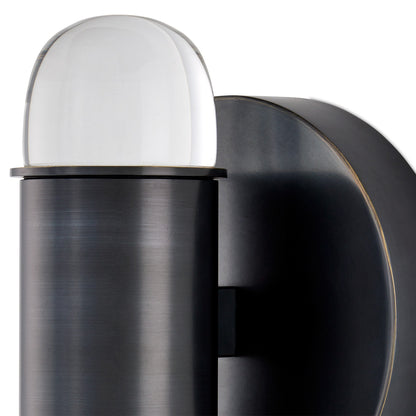 Capsule Bronze Wall SconceBy Currey & Company