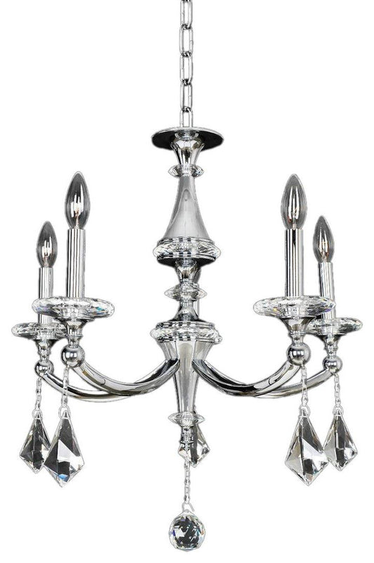 Chrome Floridia Chandelier With CrystalsBy KALCO LIGHTING