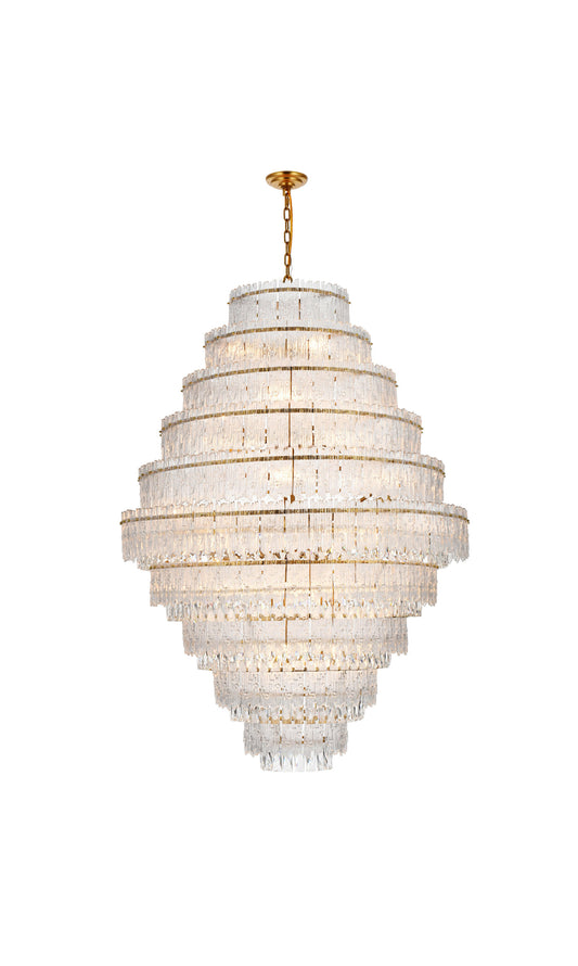 Home Living 42" Chandelier, Satin GoldBy Home Living