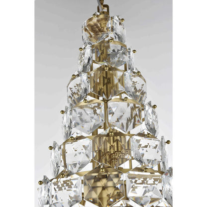 Adaline 38 Light Chandelier, Satin GoldBy Elegant Furniture & Lighting