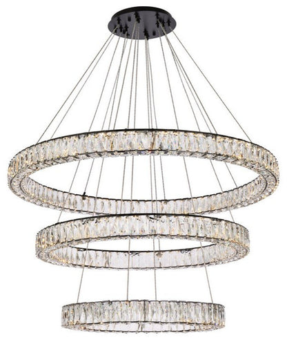 Modern Black 3-Light ChandelierBy Home Living