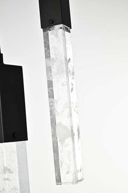 Home Living 42" Chandelier, BlackBy Home Living