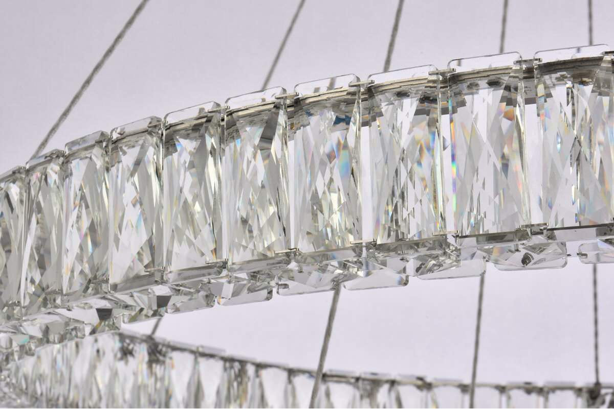 Modern Chrome 2-Light ChandelierBy Home Living