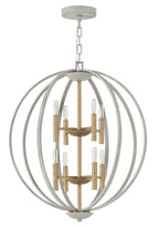 Constellation Pendant, 16-Light, Satin Brass with Satin White, 48"H (4656 SB/SW 9U404)