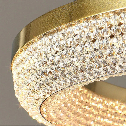 Bergamo 3-Tier Crystal Ring ChandelierBy MORSALE
