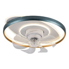 360° Rotatable LED Three-color Light Stepless Dimming Ceiling Fan Lamp with Remote Control