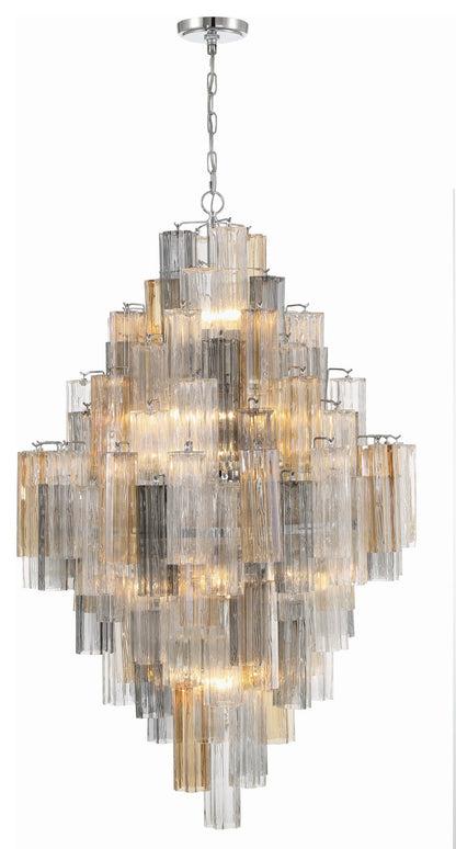 Crystorama Lighting Group ADD-319-AU Addis 20 Light 31"W Crystal - PolishedBy Crystorama Lighting