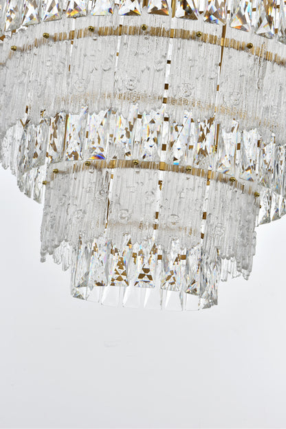 Home Living 42" Chandelier, Satin GoldBy Home Living