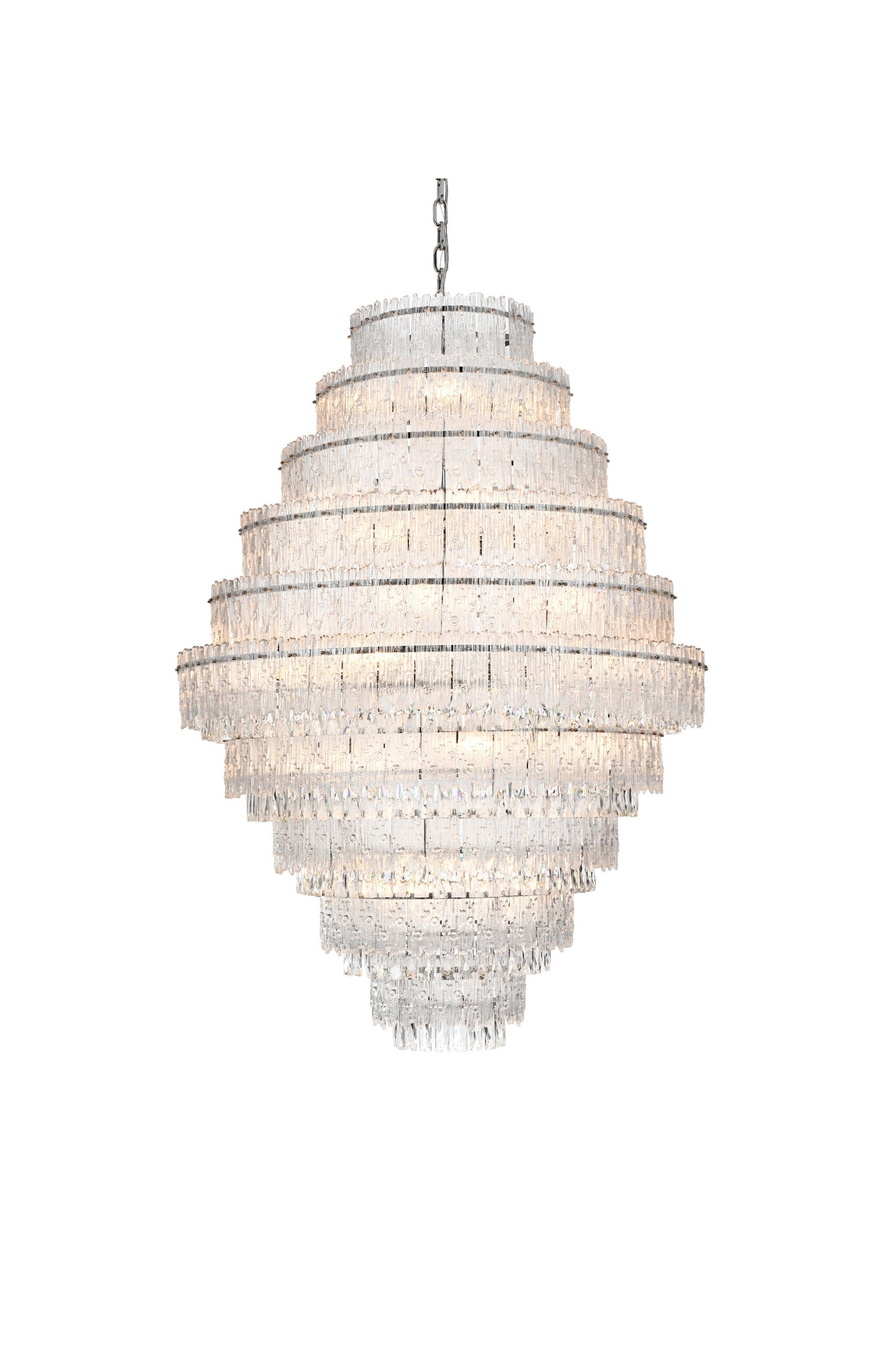 Home Living 42" Chandelier, ChromeBy Home Living