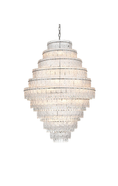 Home Living 42" Chandelier, ChromeBy Home Living