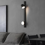 Adjustable Minimalist Creative Electroplated Metal Black Wall Sconces