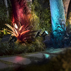 Adjustable Waterproof LED Multicolor Dimmale Solar Powered Spot Light
