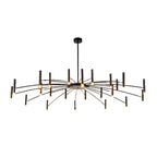 Adjustable Metal DIY Three Step Dimming LED Minimalist Chandelier