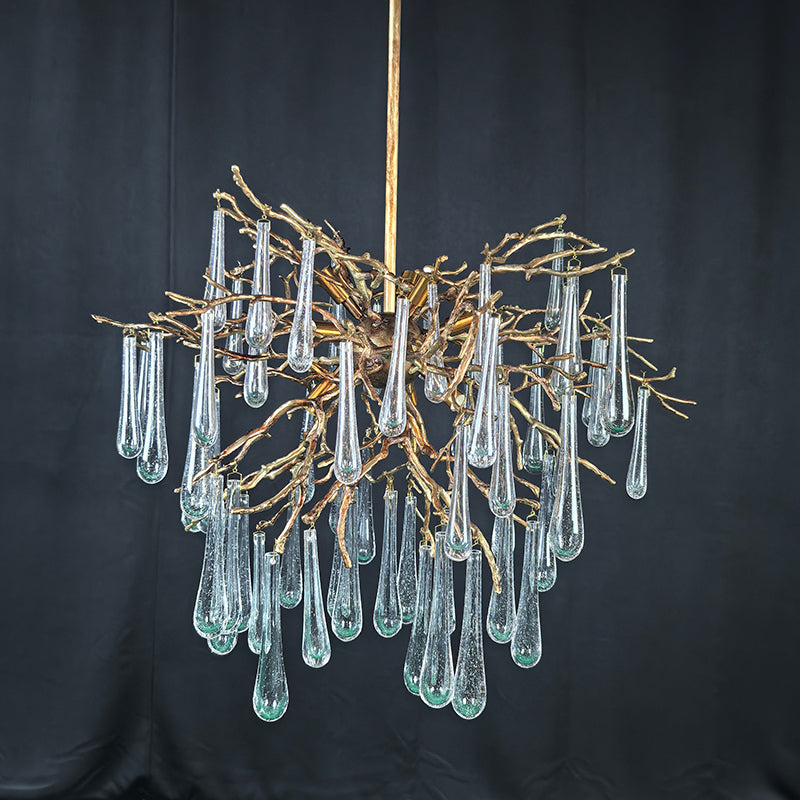 Glass Chandelier 60"