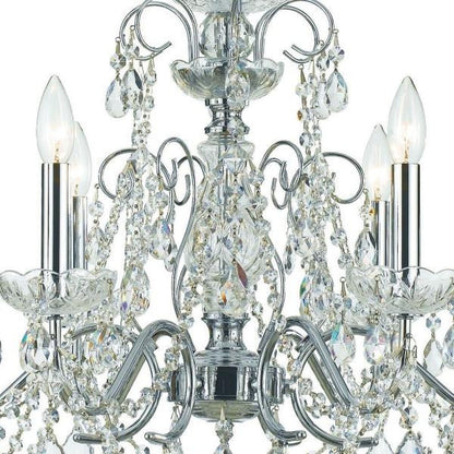 Imperial 6-Light Chandelier in Minimalist Style, 26"Wx24.5"HBy Crystorama Lighting