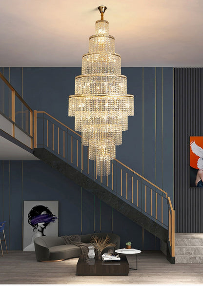 Capri | Large Crystal Chandelier for Living Room, 23.6''By Miron Demid LLC