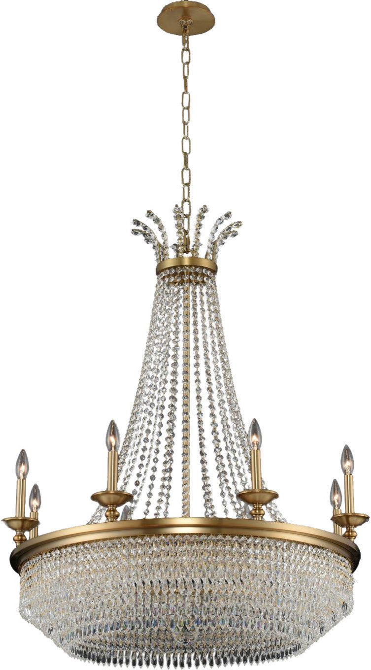 Tavo Chandelier, Winter Brass, 26"By KALCO LIGHTING